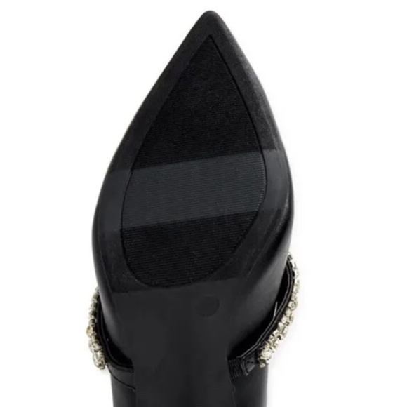 Scoop NYC Women’s Rhinestone Black Slip On Heels Shoes Size 9 NEW - Picture 6 of 6